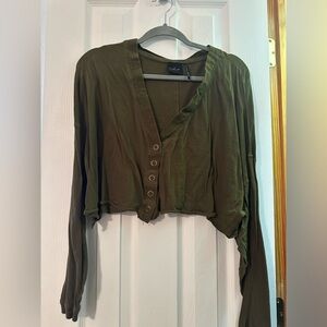 Free People Long Sleeve Crop